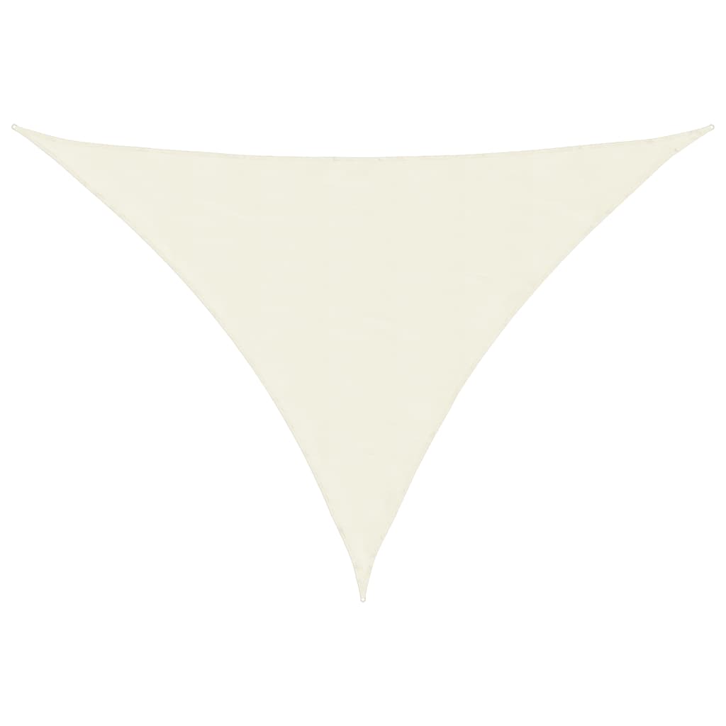 Sunshade Sail Oxford Fabric Triangular 3x3x4.24 m Cream