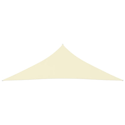 Sunshade Sail Oxford Fabric Triangular 3x3x4.24 m Cream