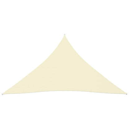 Sunshade Sail Oxford Fabric Triangular 3x4x4 m Cream