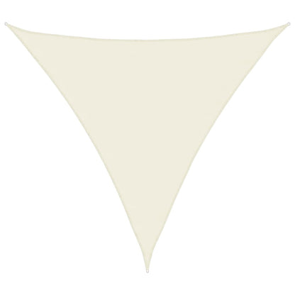 Sunshade Sail Oxford Fabric Triangular 4x4x4 m Cream