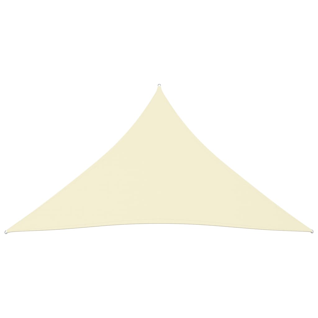 Sunshade Sail Oxford Fabric Triangular 4x4x4 m Cream