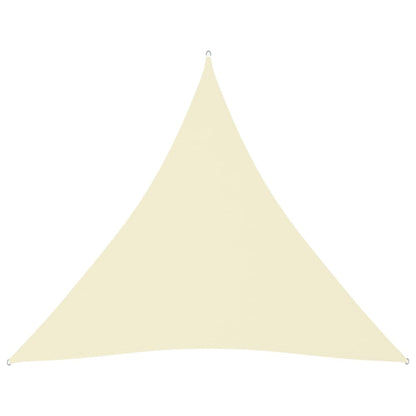 Sunshade Sail Oxford Fabric Triangular 4.5x4.5x4.5 m Cream