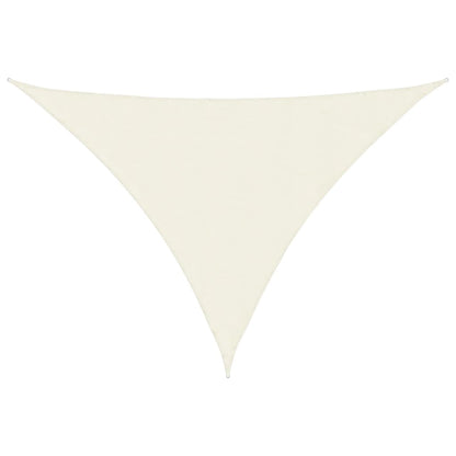 Sunshade Sail Oxford Fabric Triangular 5x7x7 m Cream