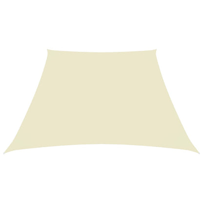 Sunshade Sail Oxford Fabric Trapezium 4/5x4 m Cream