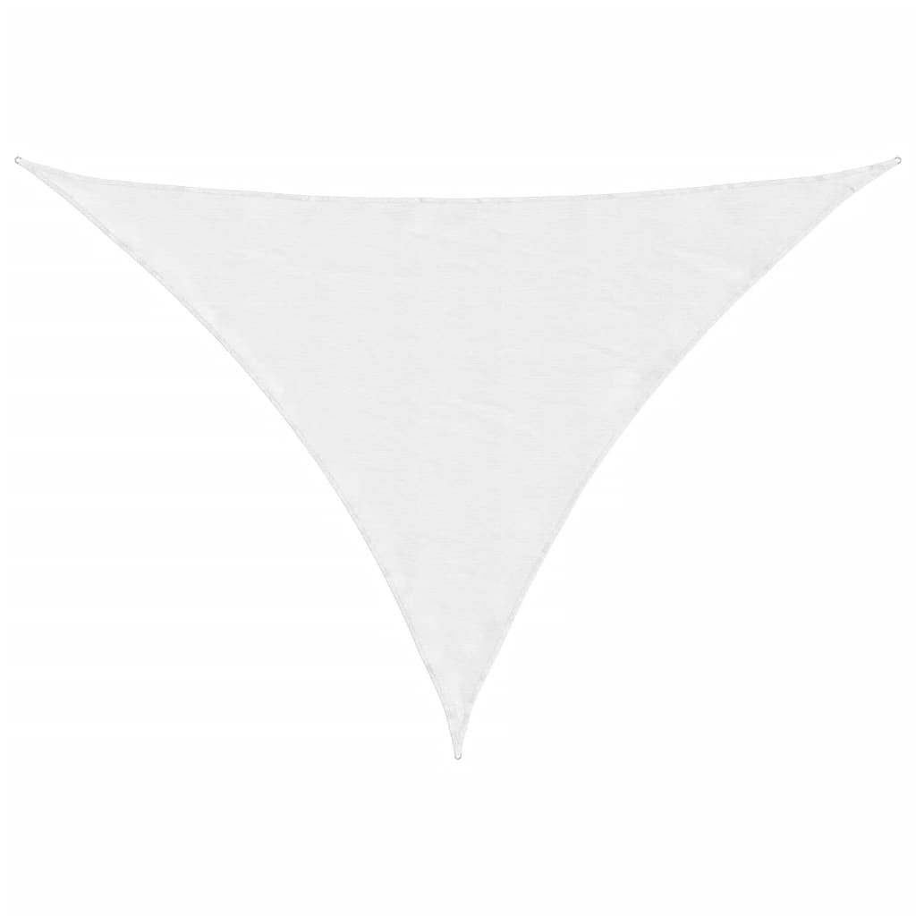 Sunshade Sail Oxford Fabric Triangular 3x4x5 m White