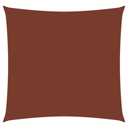 Sunshade Sail Oxford Fabric Square 4x4 m Terracotta