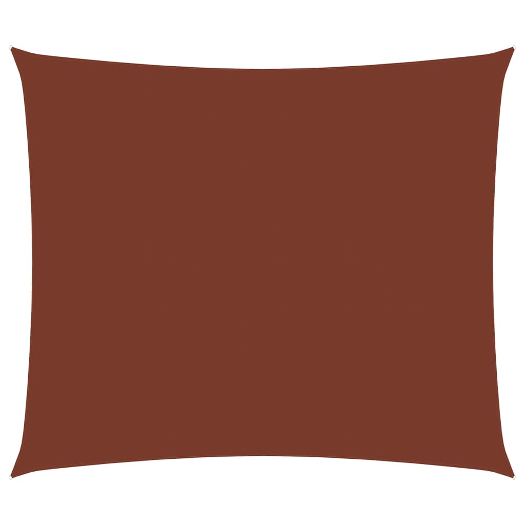 Sunshade Sail Oxford Fabric Rectangular 3x4 m Terracotta