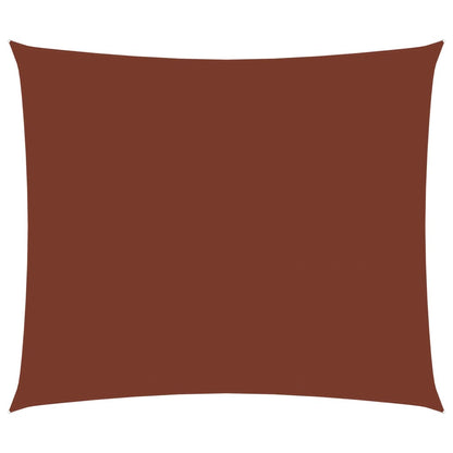 Sunshade Sail Oxford Fabric Rectangular 3x4 m Terracotta