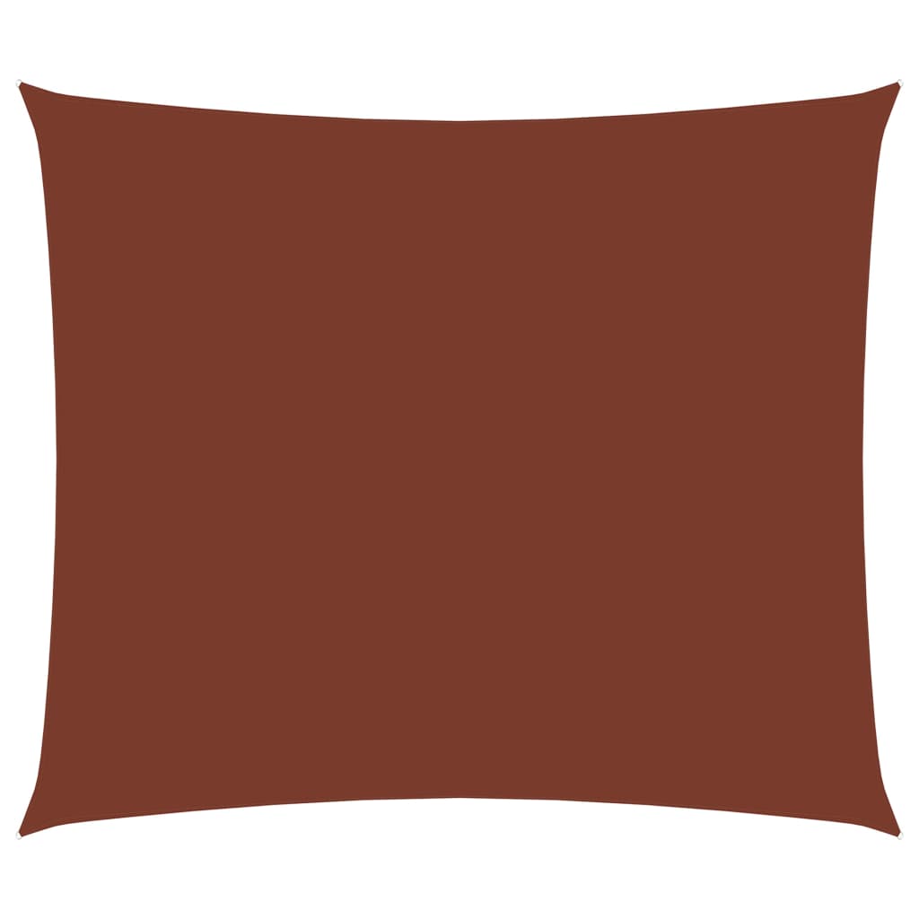 Sunshade Sail Oxford Fabric Rectangular 3x4.5 m Terracotta