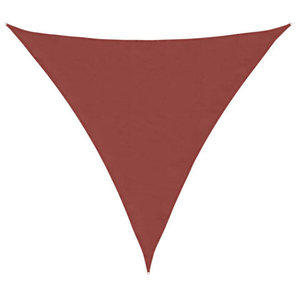 Sunshade Sail Oxford Fabric Triangular 4.5x4.5x4.5 m Terracotta