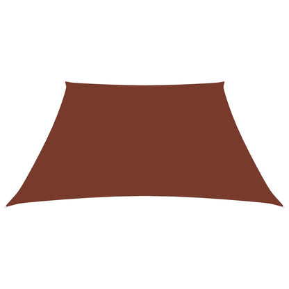 Sunshade Sail Oxford Fabric Trapezium 3/5x4 m Terracotta