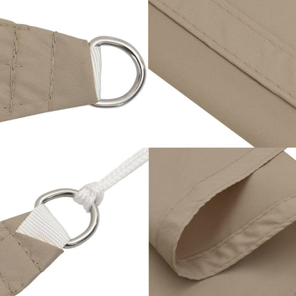 Sunshade Sail Oxford Fabric Square 2x2 m Taupe