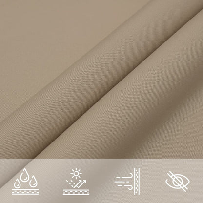 Sunshade Sail Oxford Fabric Square 2x2 m Taupe