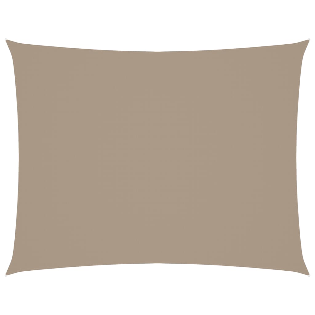 Sunshade Sail Oxford Fabric Rectangular 2x3.5 m Taupe