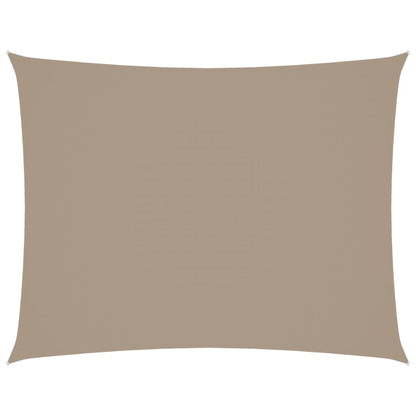 Sunshade Sail Oxford Fabric Rectangular 2x3.5 m Taupe