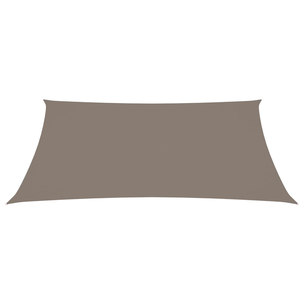 Sunshade Sail Oxford Fabric Rectangular 2x3.5 m Taupe