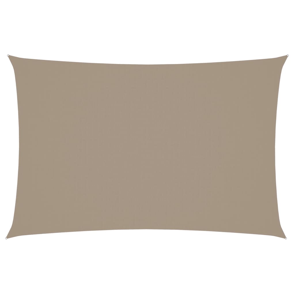 Sunshade Sail Oxford Fabric Rectangular 2x4 m Taupe