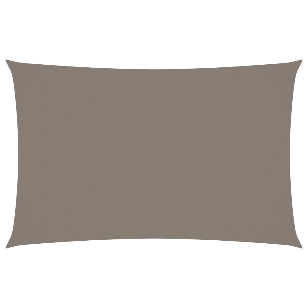 Sunshade Sail Oxford Fabric Rectangular 2x5 m Taupe