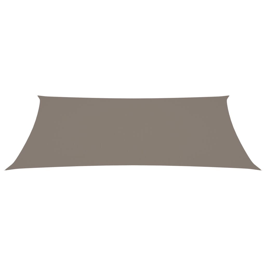 Sunshade Sail Oxford Fabric Rectangular 2x5 m Taupe