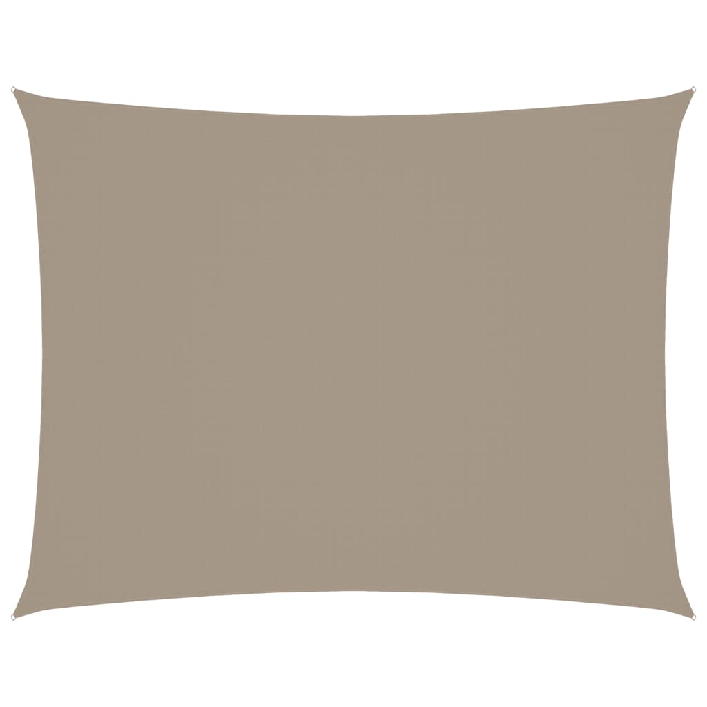 Sunshade Sail Oxford Fabric Rectangular 3x4 m Taupe