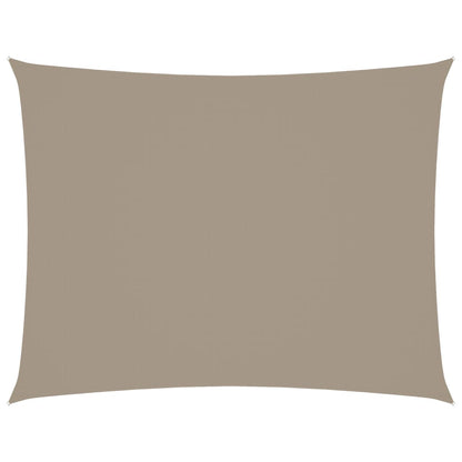 Sunshade Sail Oxford Fabric Rectangular 3x4 m Taupe