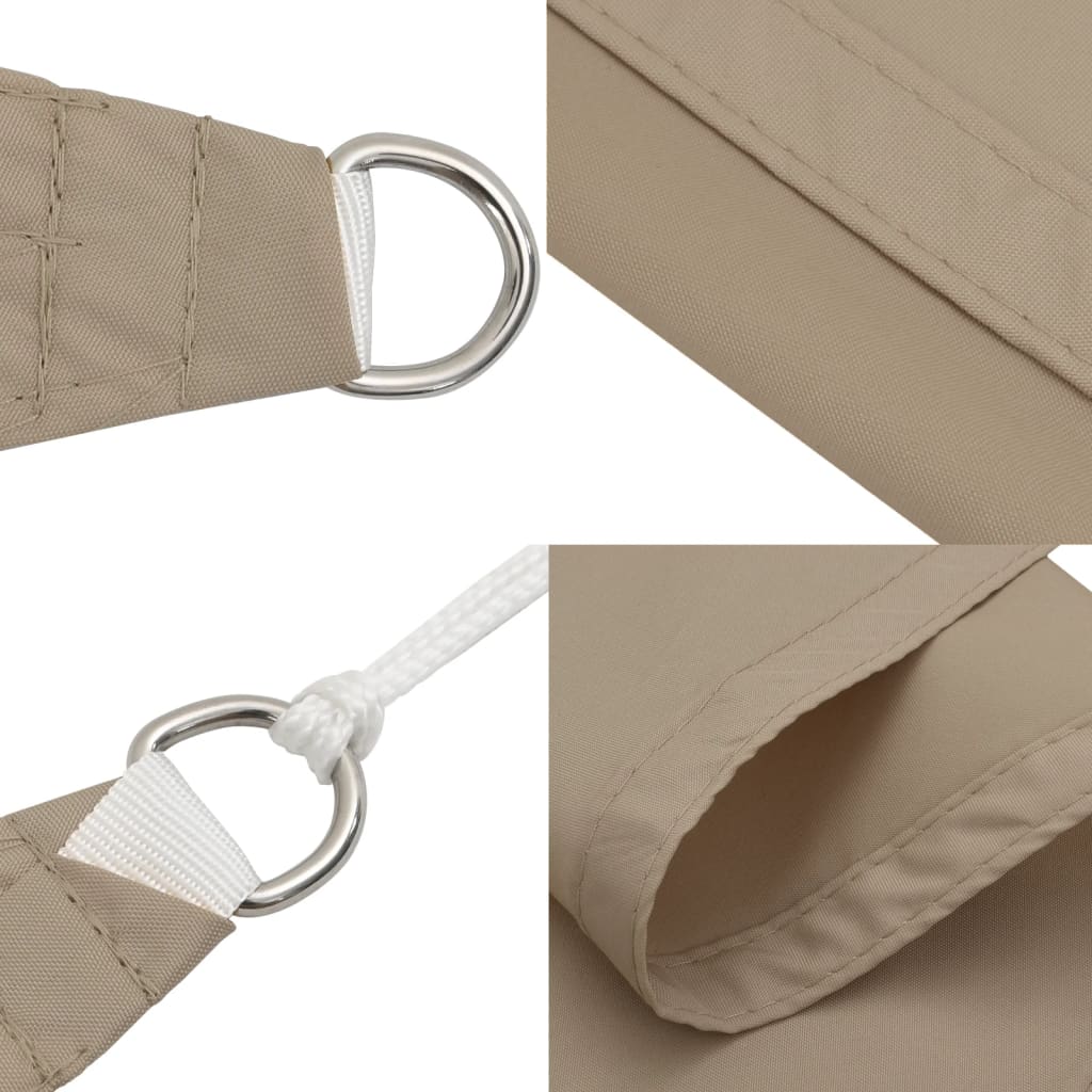 Sunshade Sail Oxford Fabric Rectangular 3x4 m Taupe