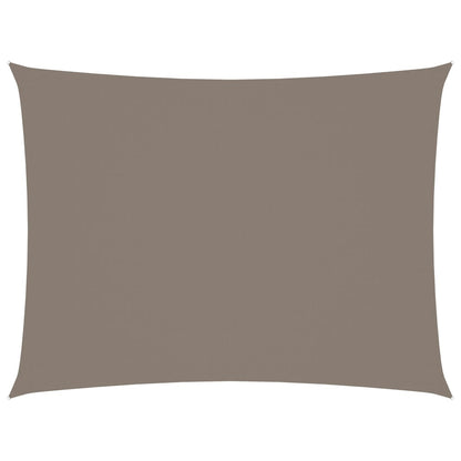 Sunshade Sail Oxford Fabric Rectangular 3x4.5 m Taupe