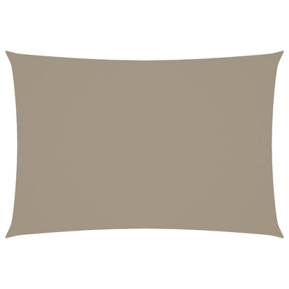 Sunshade Sail Oxford Fabric Rectangular 3x5 m Taupe