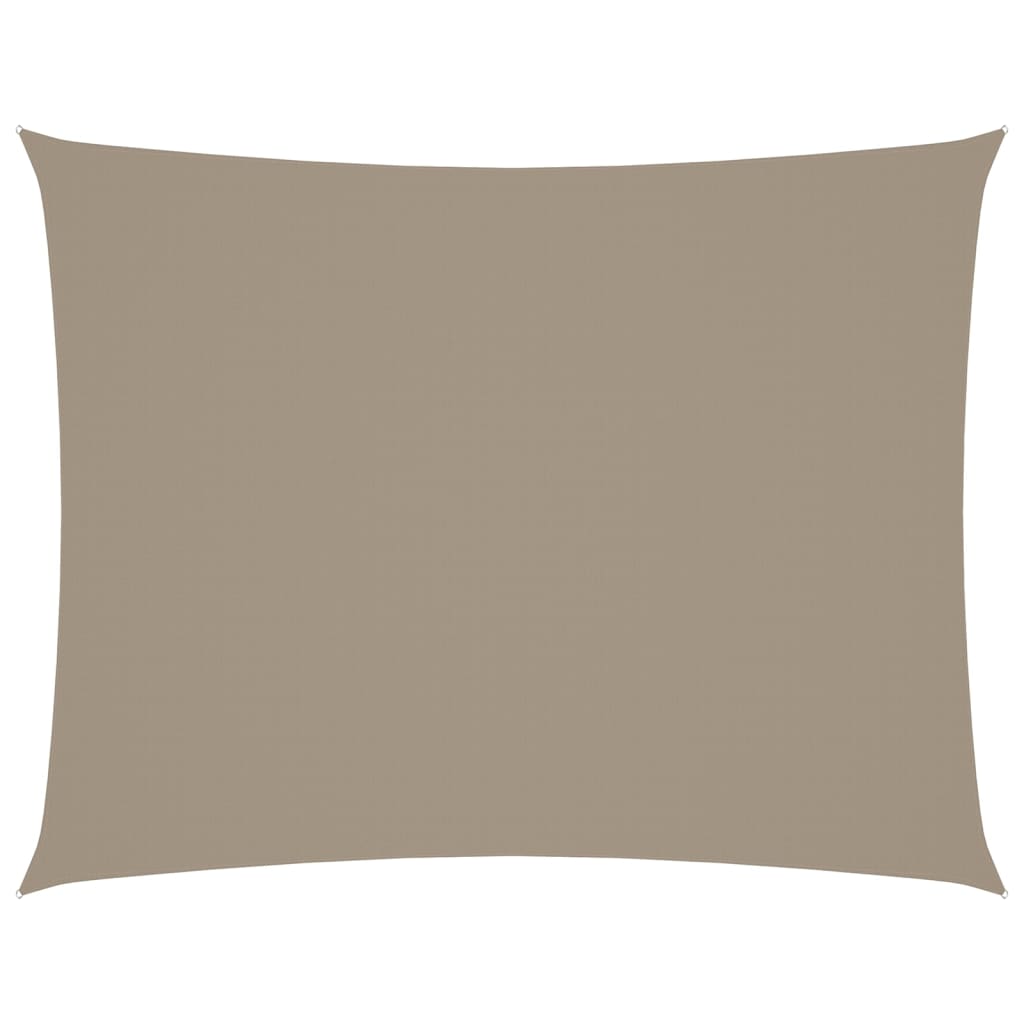 Sunshade Sail Oxford Fabric Rectangular 4x5 m Taupe