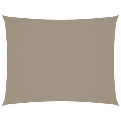 Sunshade Sail Oxford Fabric Rectangular 4x5 m Taupe