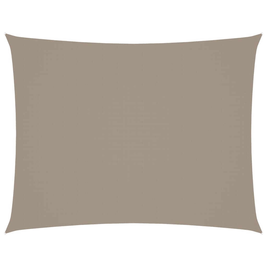 Sunshade Sail Oxford Fabric Rectangular 5x6 m Taupe