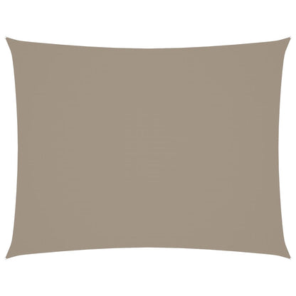 Sunshade Sail Oxford Fabric Rectangular 5x6 m Taupe