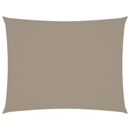 Sunshade Sail Oxford Fabric Rectangular 5x7 m Taupe