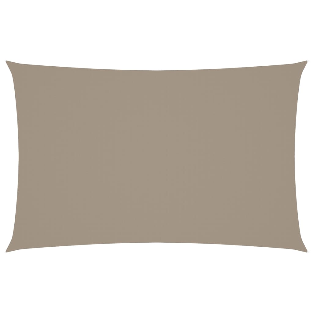 Sunshade Sail Oxford Fabric Rectangular 5x8 m Taupe