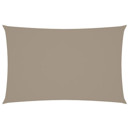 Sunshade Sail Oxford Fabric Rectangular 5x8 m Taupe