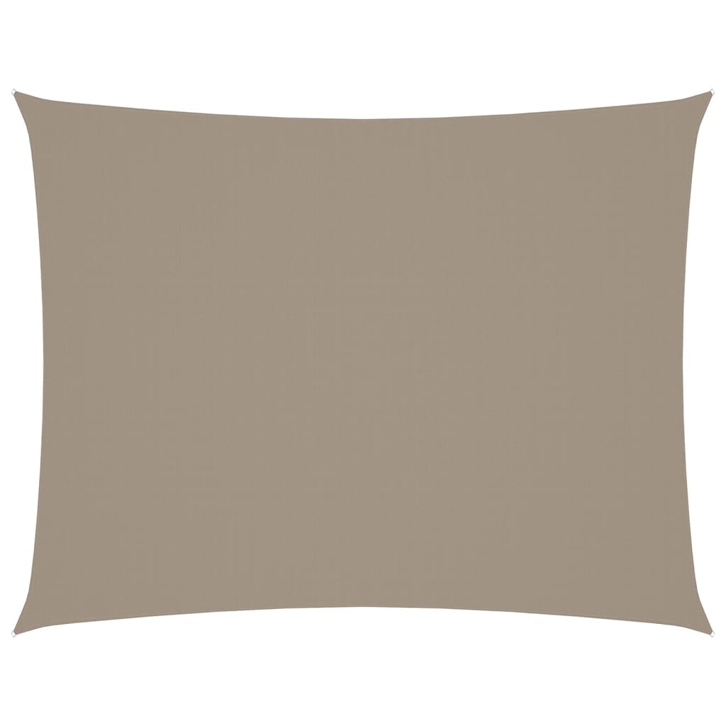 Sunshade Sail Oxford Fabric Rectangular 6x7 m Taupe