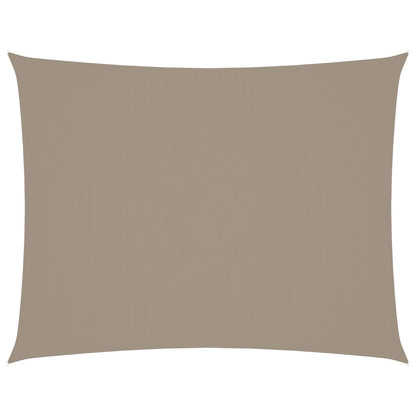 Sunshade Sail Oxford Fabric Rectangular 6x7 m Taupe