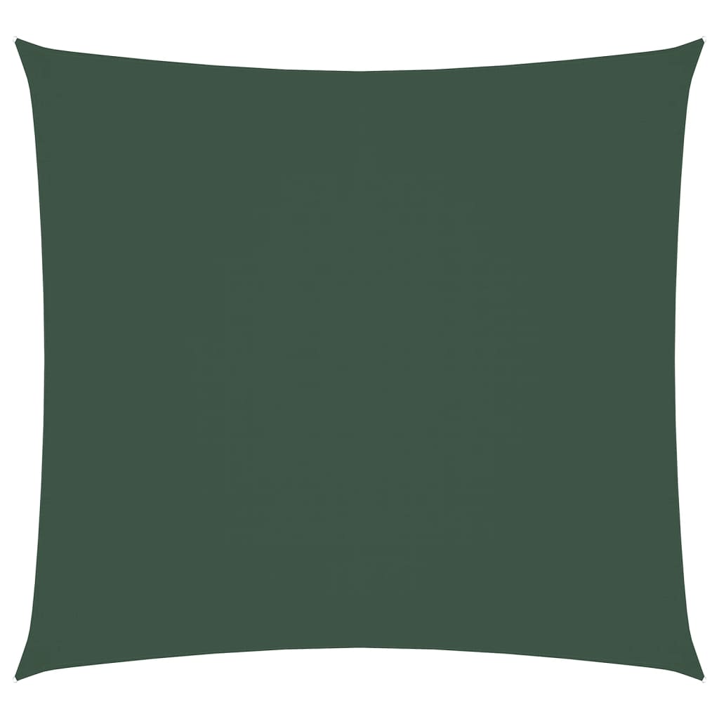 Sunshade Sail Oxford Fabric Square 2x2 m Dark Green