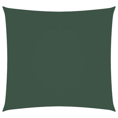 Sunshade Sail Oxford Fabric Square 2x2 m Dark Green