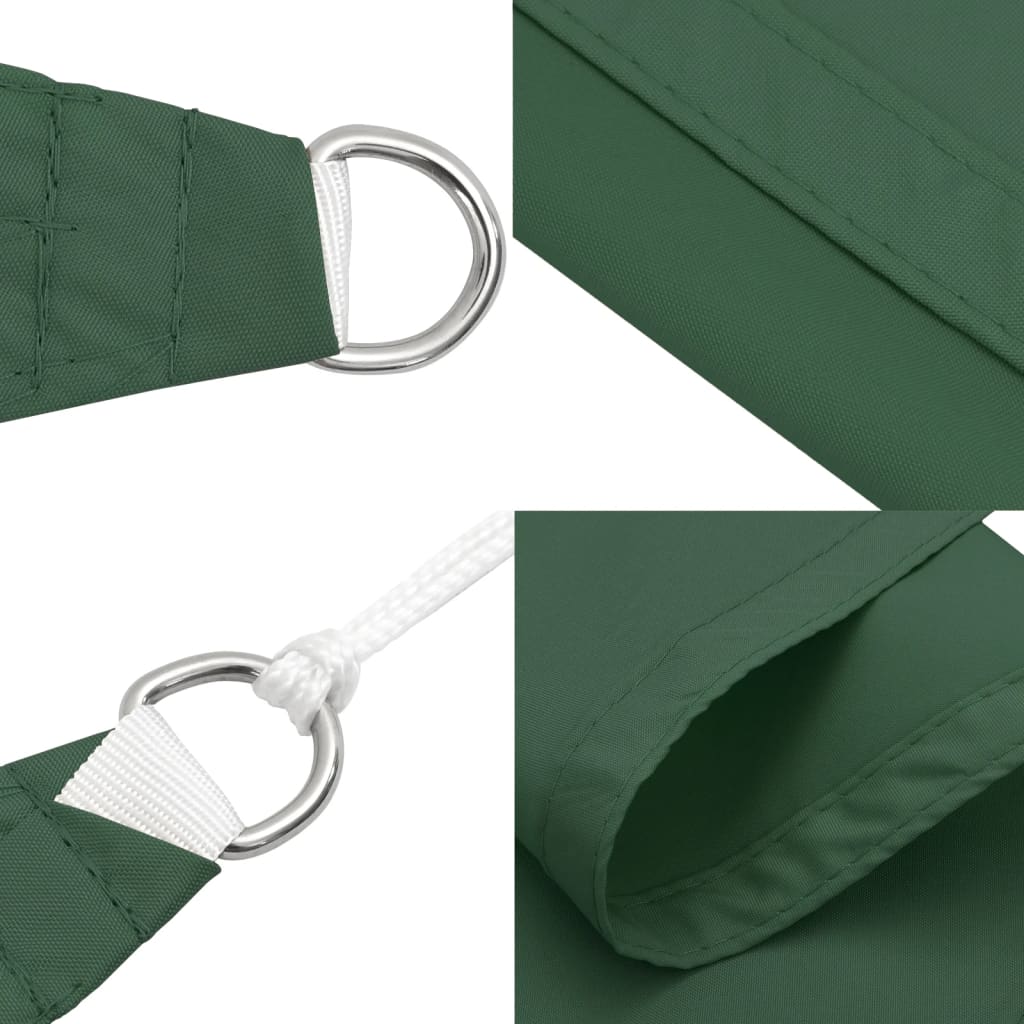 Sunshade Sail Oxford Fabric Square 2x2 m Dark Green