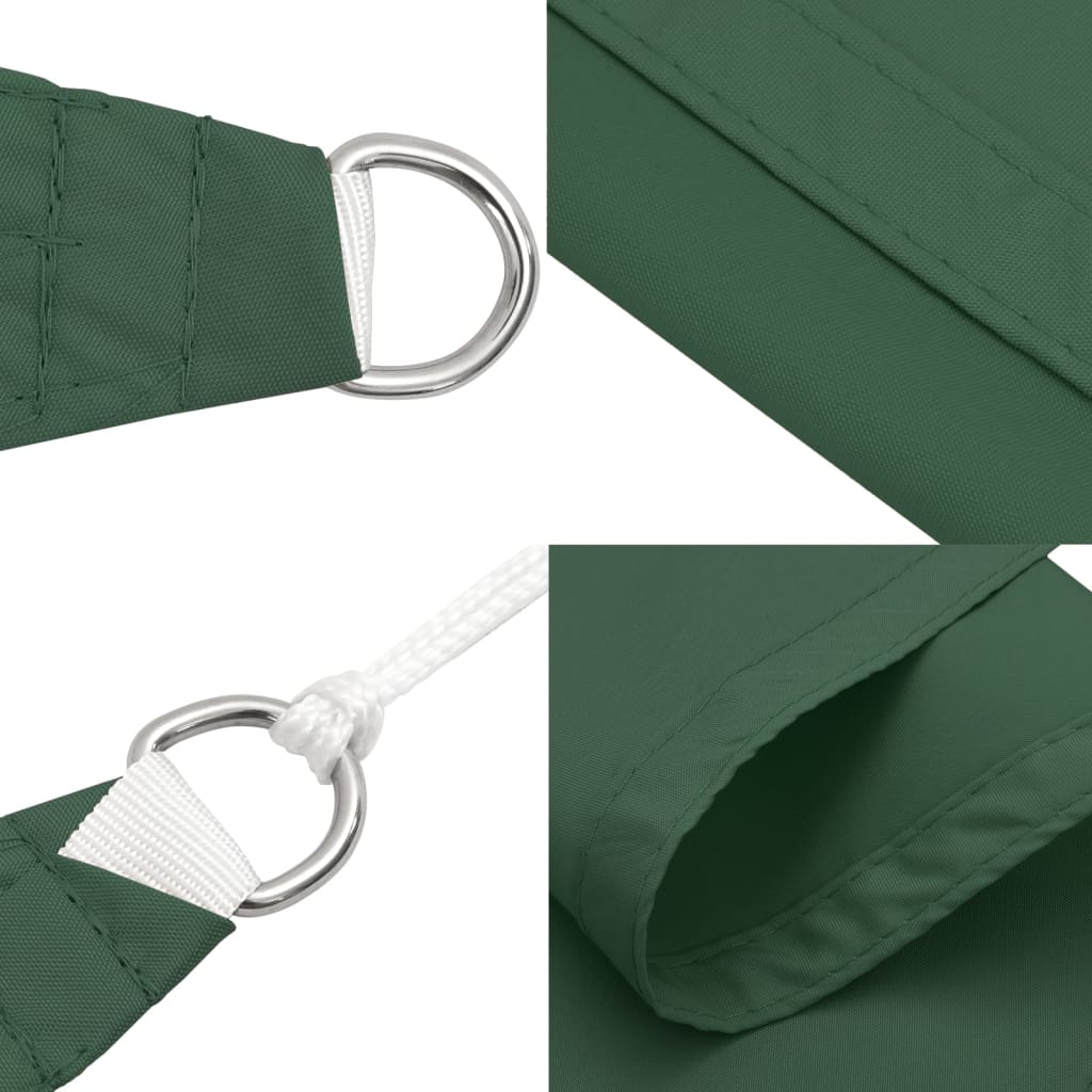 Sunshade Sail Oxford Fabric Square 2.5x2.5 m Dark Green