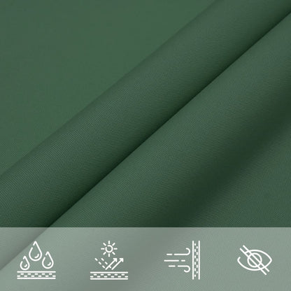 Sunshade Sail Oxford Fabric Square 2.5x2.5 m Dark Green