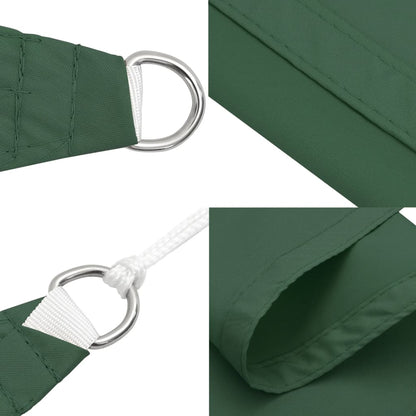 Sunshade Sail Oxford Fabric Square 3x3 m Dark Green