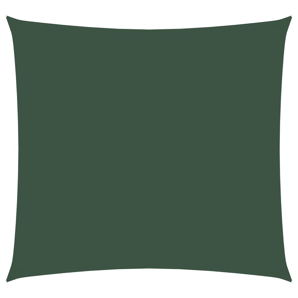 Sunshade Sail Oxford Fabric Square 4x4 m Dark Green