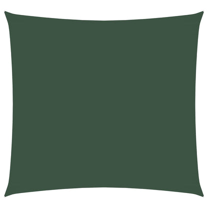 Sunshade Sail Oxford Fabric Square 4x4 m Dark Green