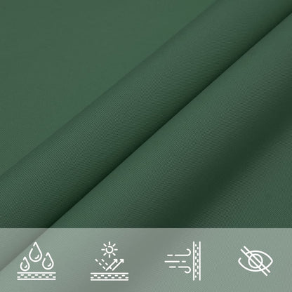 Sunshade Sail Oxford Fabric Square 4x4 m Dark Green