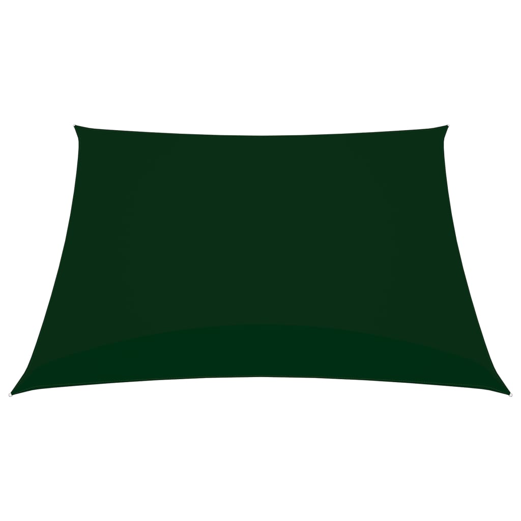 Sunshade Sail Oxford Fabric Square 5x5 m Dark Green