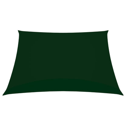 Sunshade Sail Oxford Fabric Square 5x5 m Dark Green