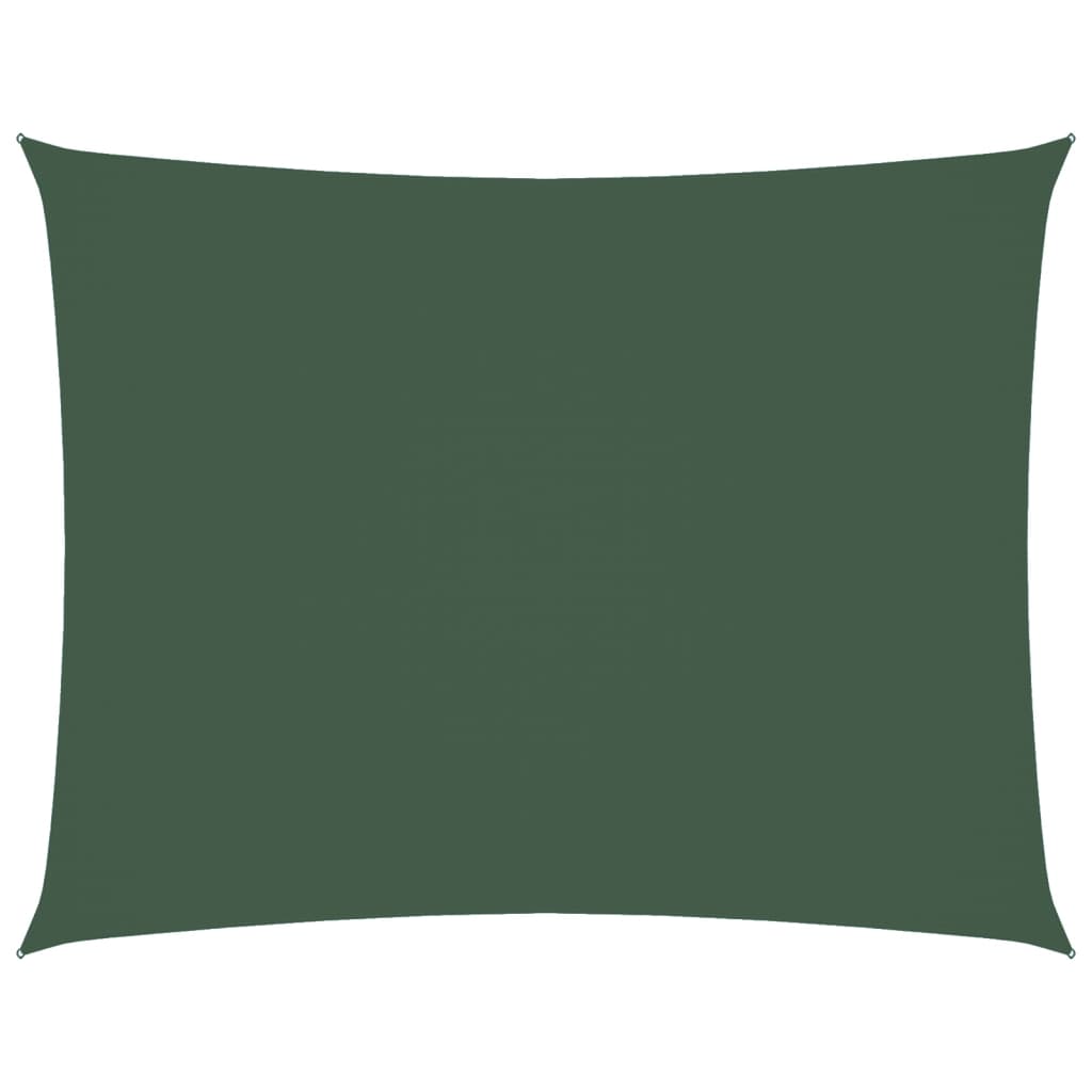 Sunshade Sail Oxford Fabric Rectangular 2x3.5 m Dark Green