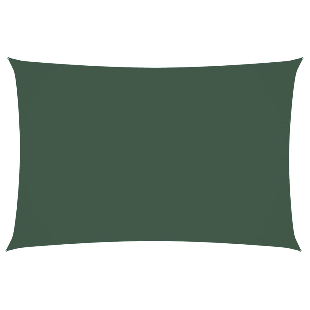 Sunshade Sail Oxford Fabric Rectangular 2x4 m Dark Green